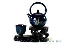 Набор посуды для чайной церемонии из 6 предметов # 23152 фарфор: четыре пиалы по 54 мл чайница чайник 240 мл