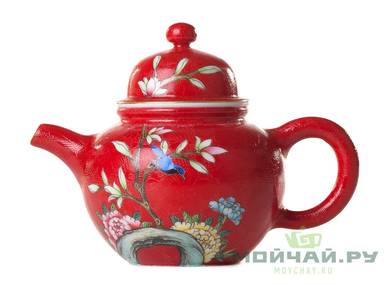 Чайник # 26304 цзиньдэчжэньский фарфор ручная роспись 140 мл